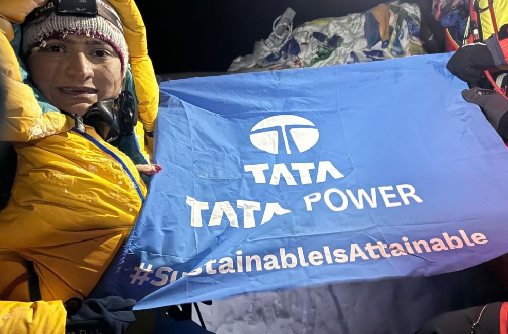 Ace Mountaineer Baljeet Kaur Scales Mt Everest With Tata Power's 'Sustainable Is Attainable' Message